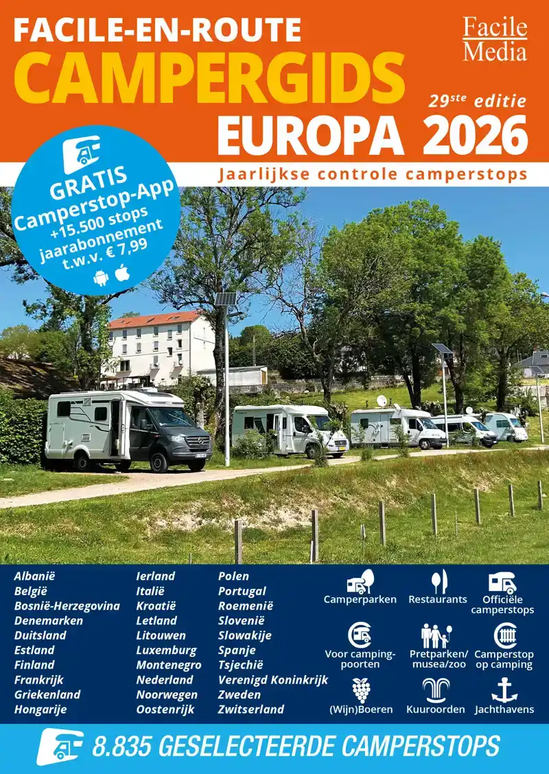 FACILE-EN-ROUTE CAMPERGIDS EUROPA 2026