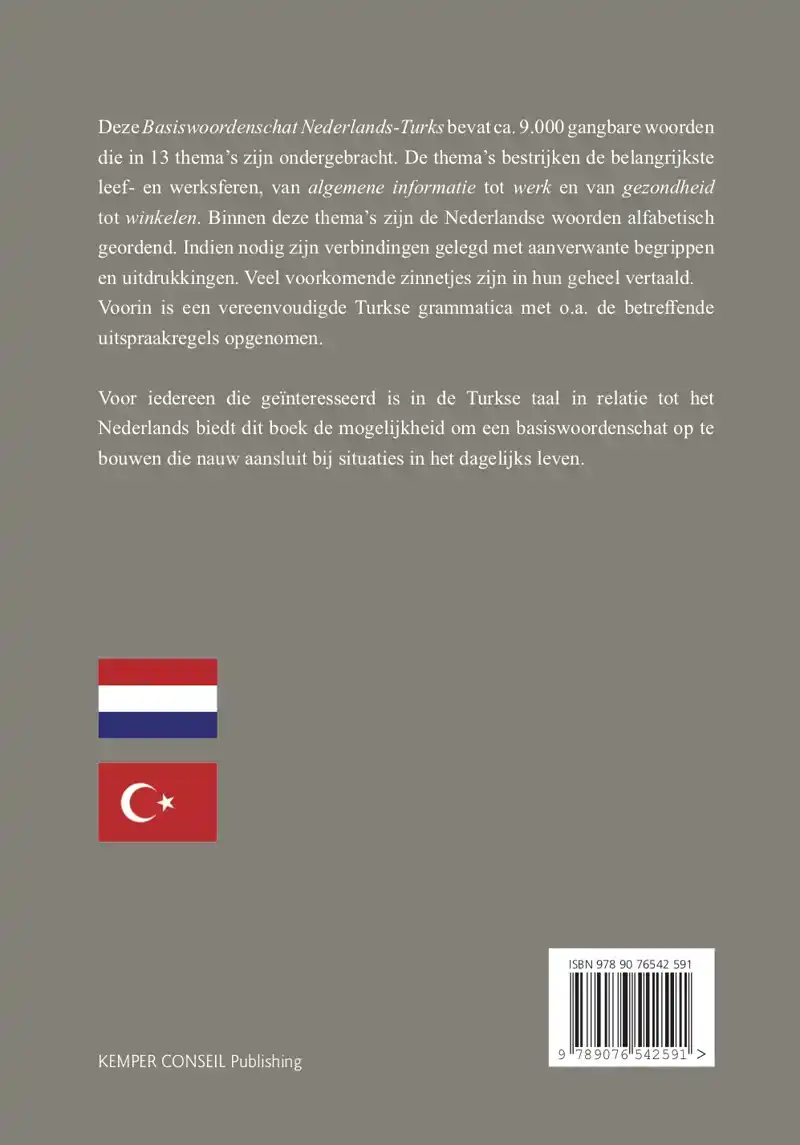 BASISWOORDENSCHAT NEDERLANDS-TURKS