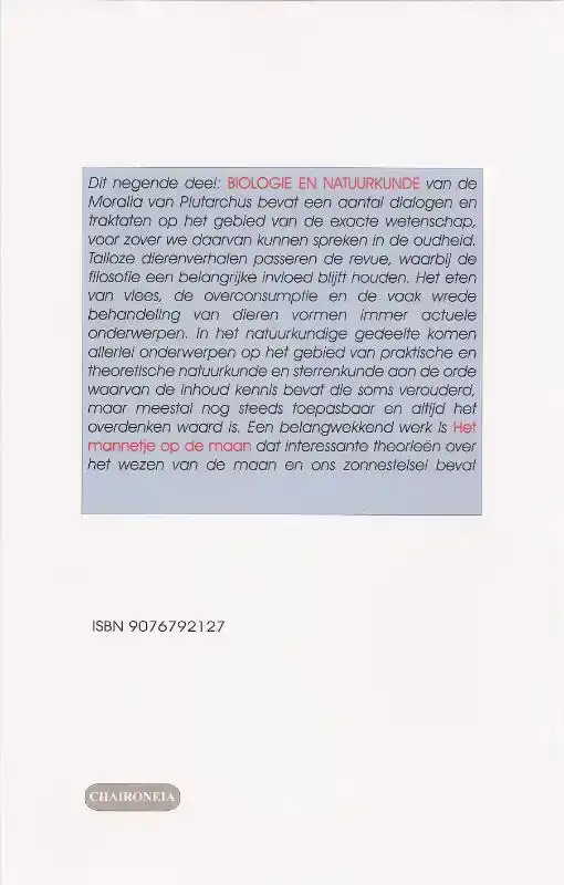 MORALIA