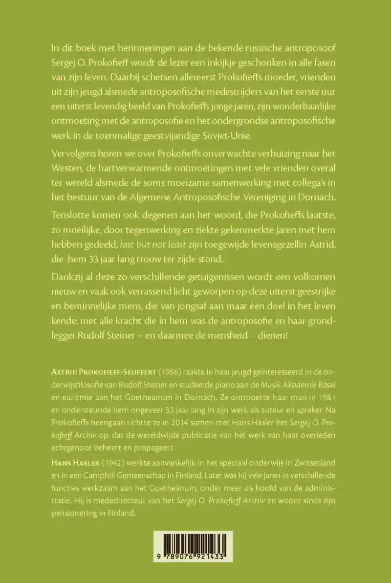 EEN LEVEN VOOR DE ANTROPOSOFIE