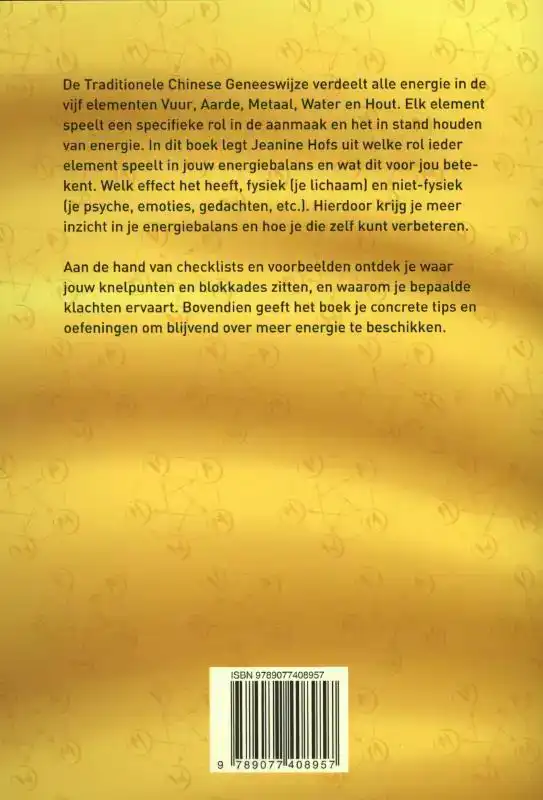 BLIJVEND MEER ENERGIE VOLGENS DE VIJF ELEMENTEN