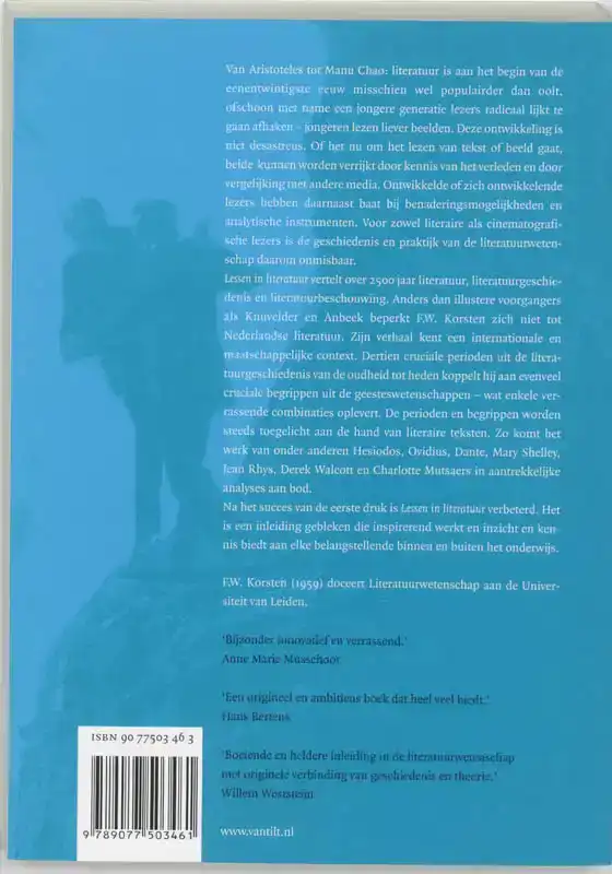 LESSEN IN LITERATUUR