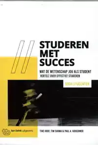 STUDEREN MET SUCCES VOOR STUDENTEN