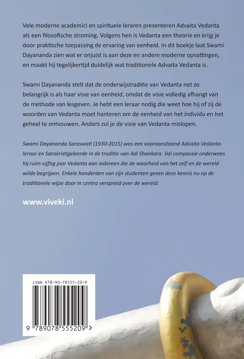 DE ONDERWIJSTRADITIE VAN ADVAITA VEDANTA