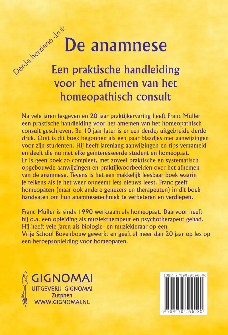 DE ANAMNESE