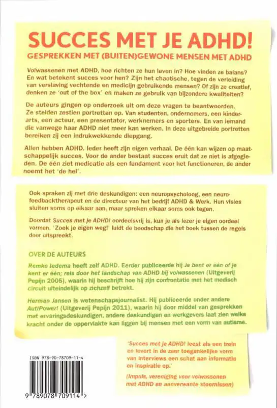 SUCCES MET JE ADHD!
