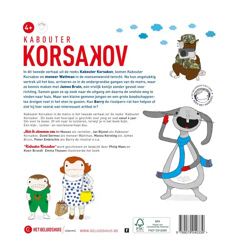 KABOUTER KORSAKOV IN DE METRO