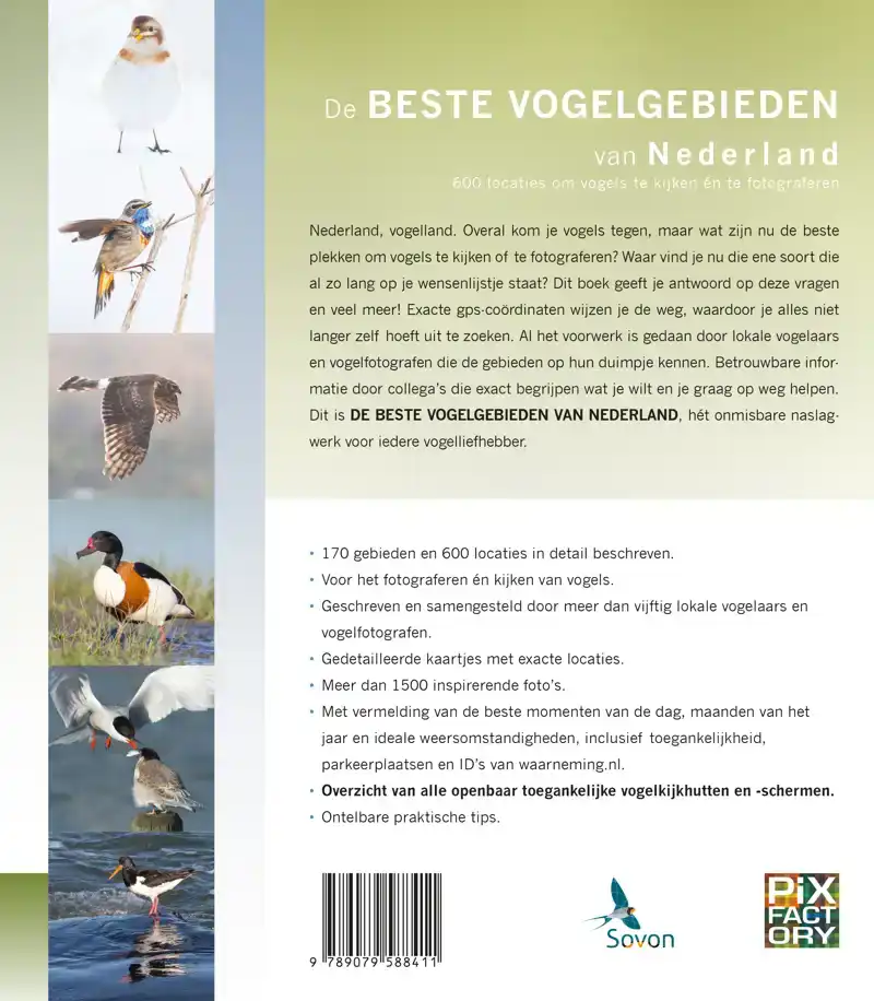 DE BESTE VOGELGEBIEDEN VAN NEDERLAND
