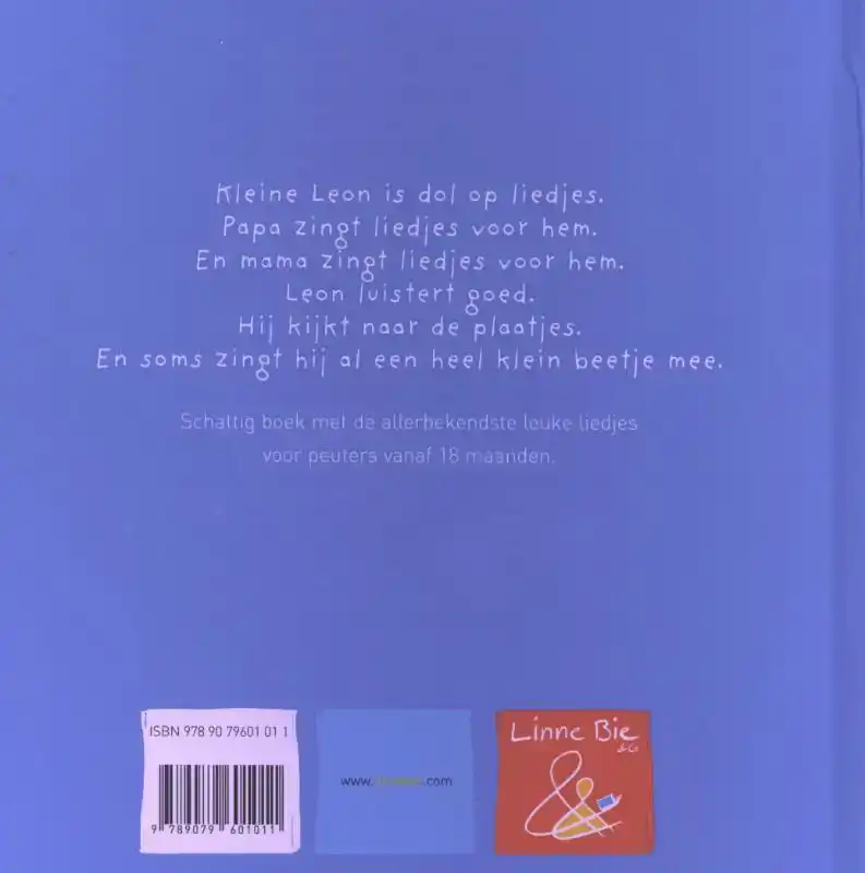 LIEDJESBOEK VAN KLEINE LEON