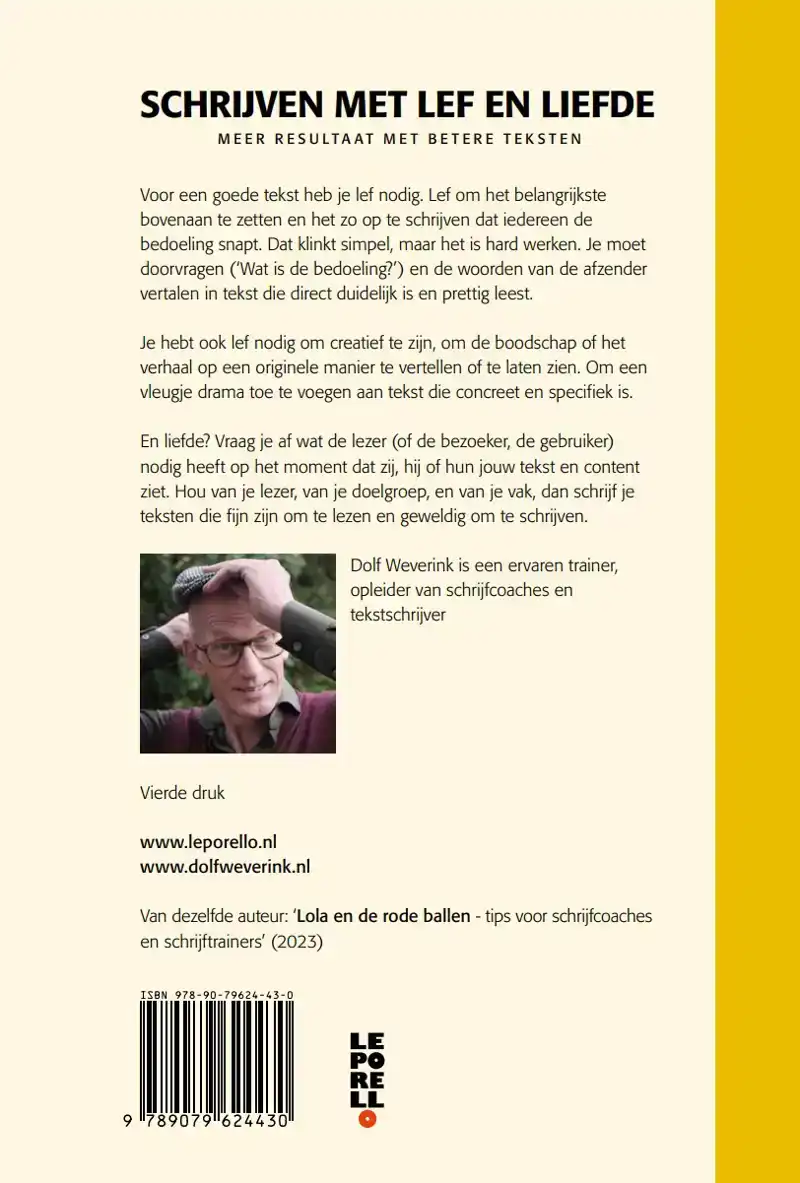 SCHRIJVEN MET LEF EN LIEFDE