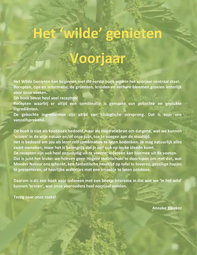 HET ?WILDE ?GENIETEN