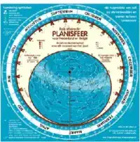 PLANISFEER VOOR NEDERLAND EN BELGIE