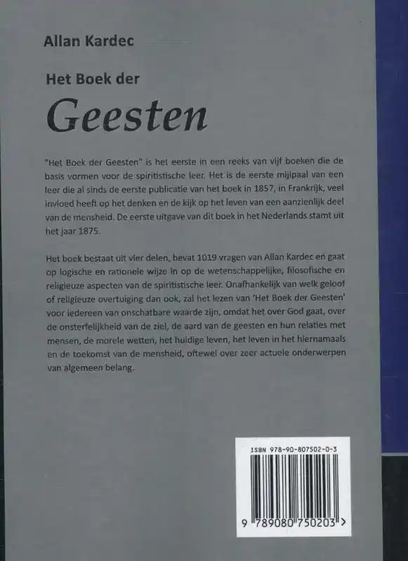 HET BOEK DER GEESTEN