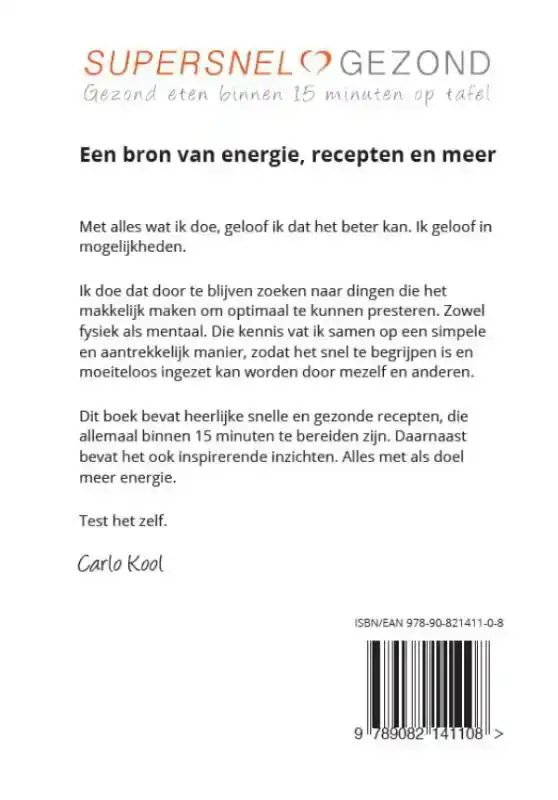 EEN BRON VAN ENERGIE