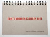 ECHTE MANNEN KLEUREN NIET
