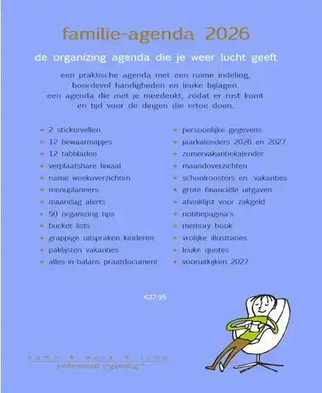 HOMEWORKTIME FAMILIE-AGENDA 2026