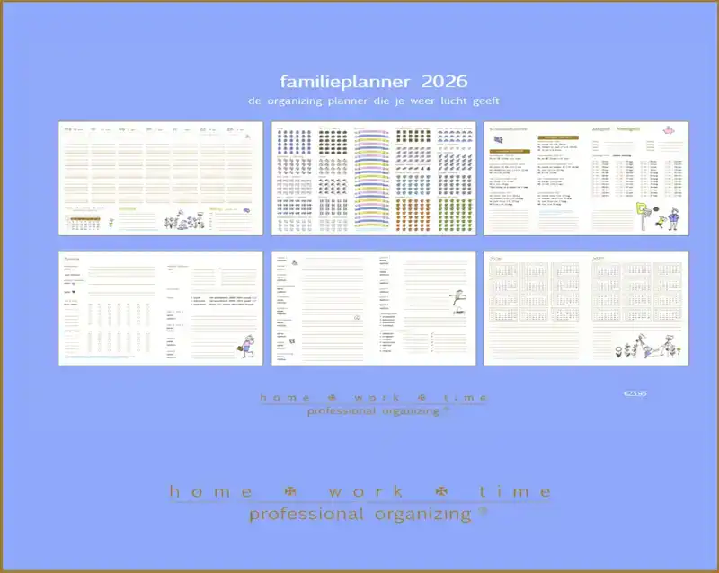 HOMEWORKTIME FAMILIEPLANNER 2026