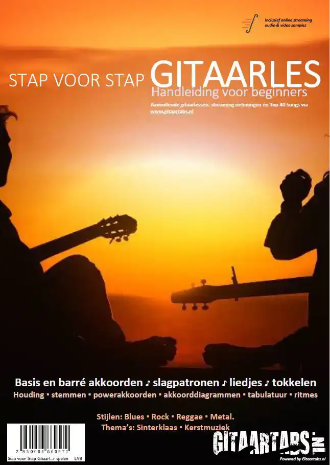 STAP VOOR STAP GITAARLES HANDBOEK - INCLUSIEF ONLINE VIDEOS