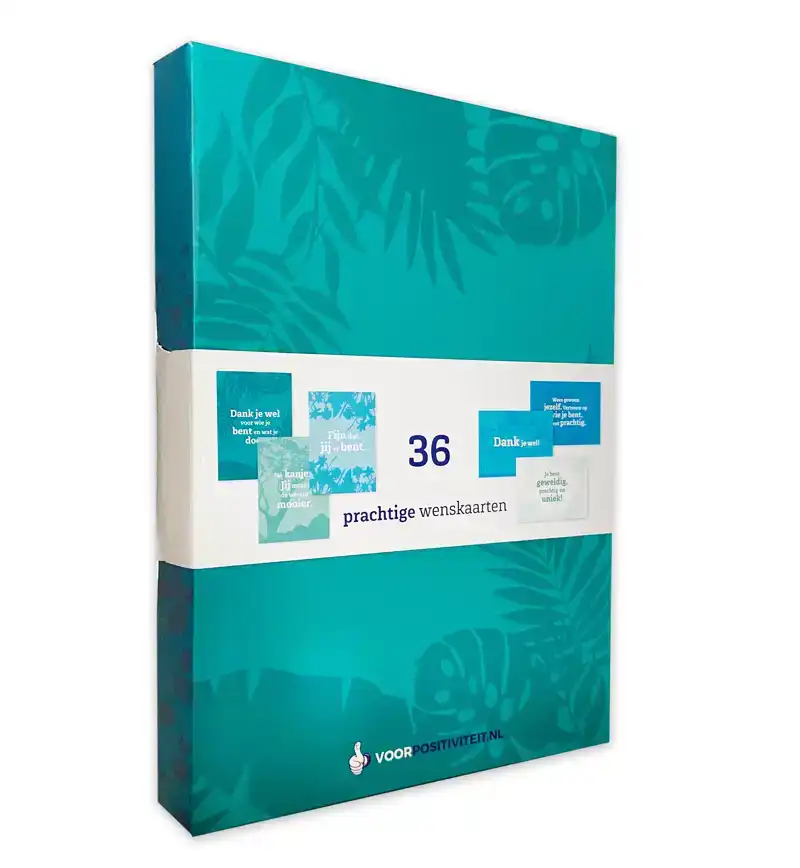 DANK JE WEL WENSKAARTEN IN BOX