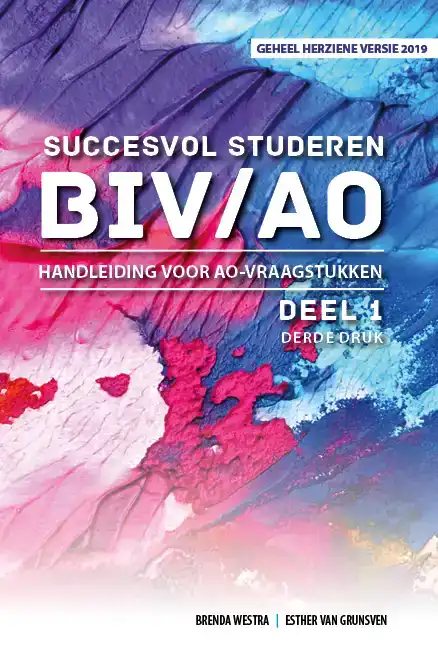 SUCCESVOL STUDEREN VOOR BIV/AO