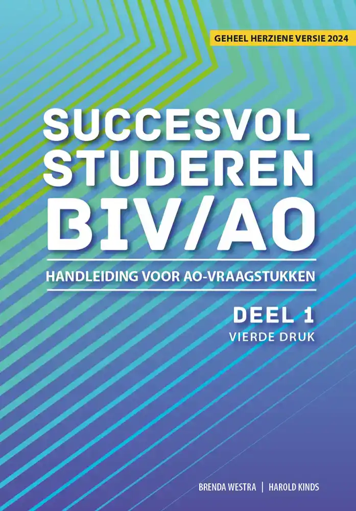 SUCCESVOL STUDEREN VOOR BIV/AO