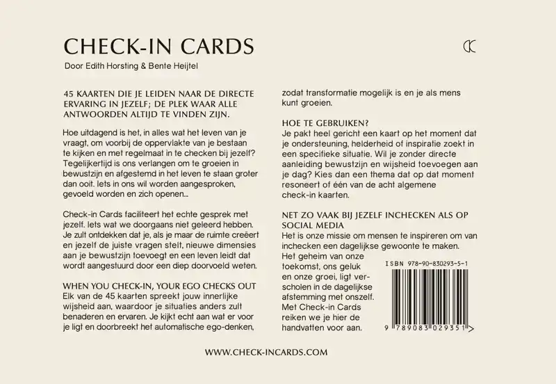 CHECK-IN CARDS