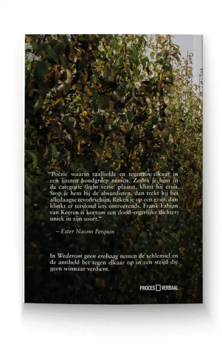 WEDEROM GEEN EREHAAG