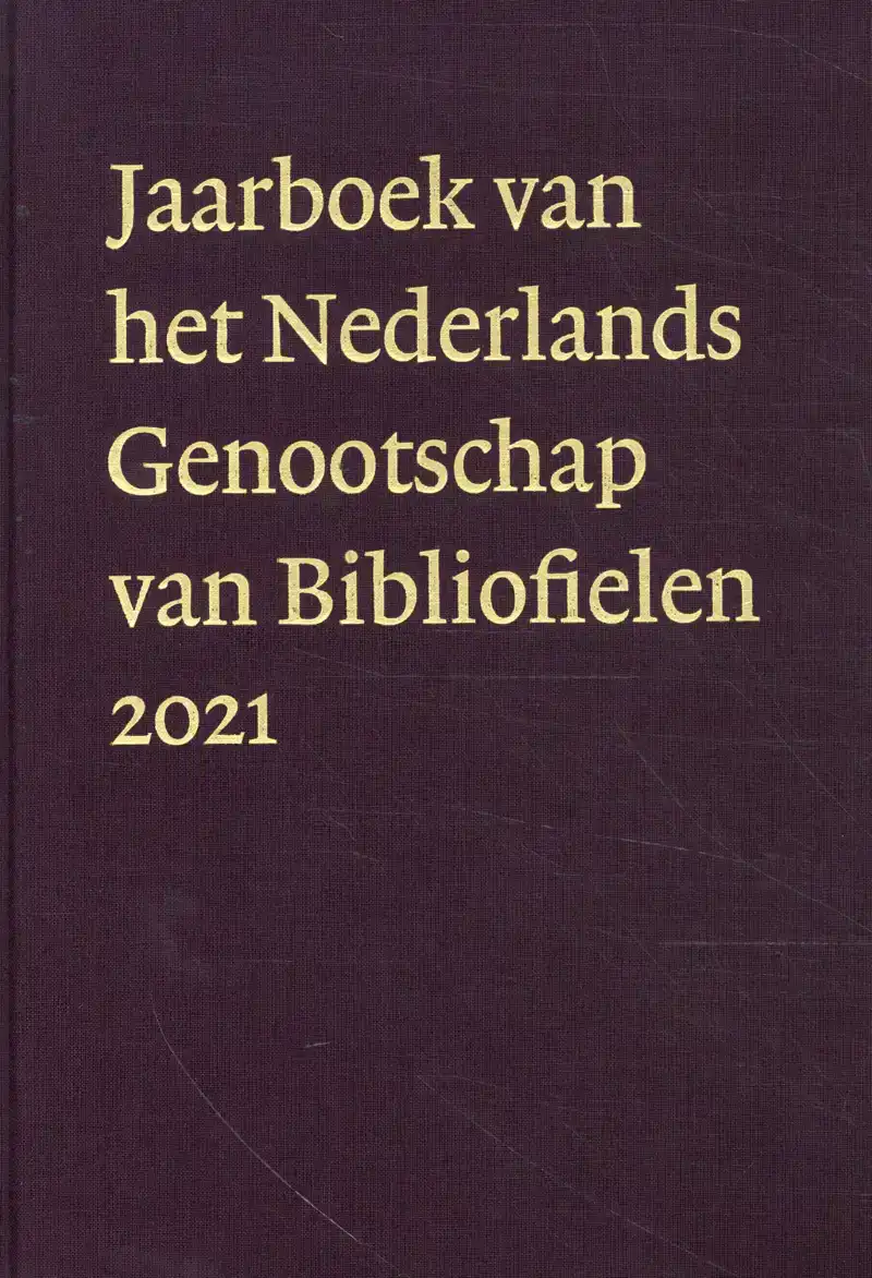 JAARBOEK VAN NEDERLANDS GENOOTSCHAP VAN BIBLIOFIELEN