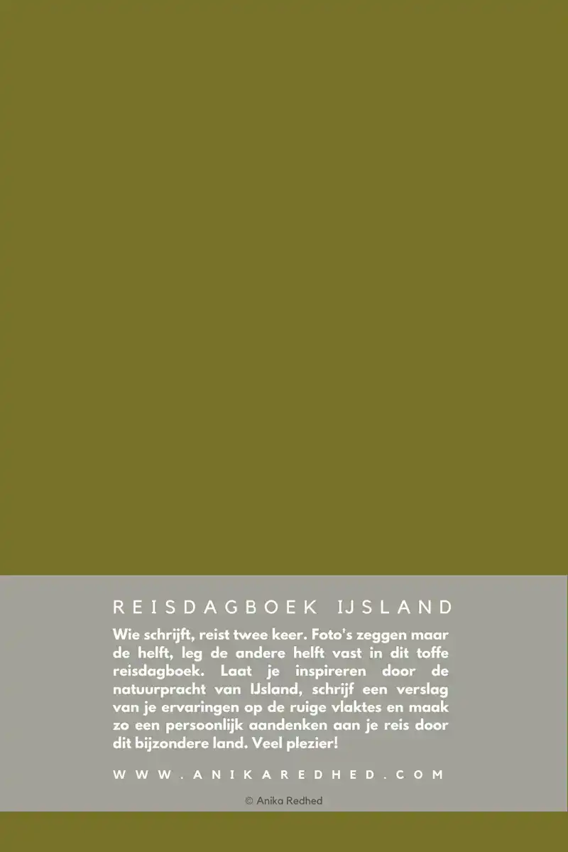 REISDAGBOEK IJSLAND