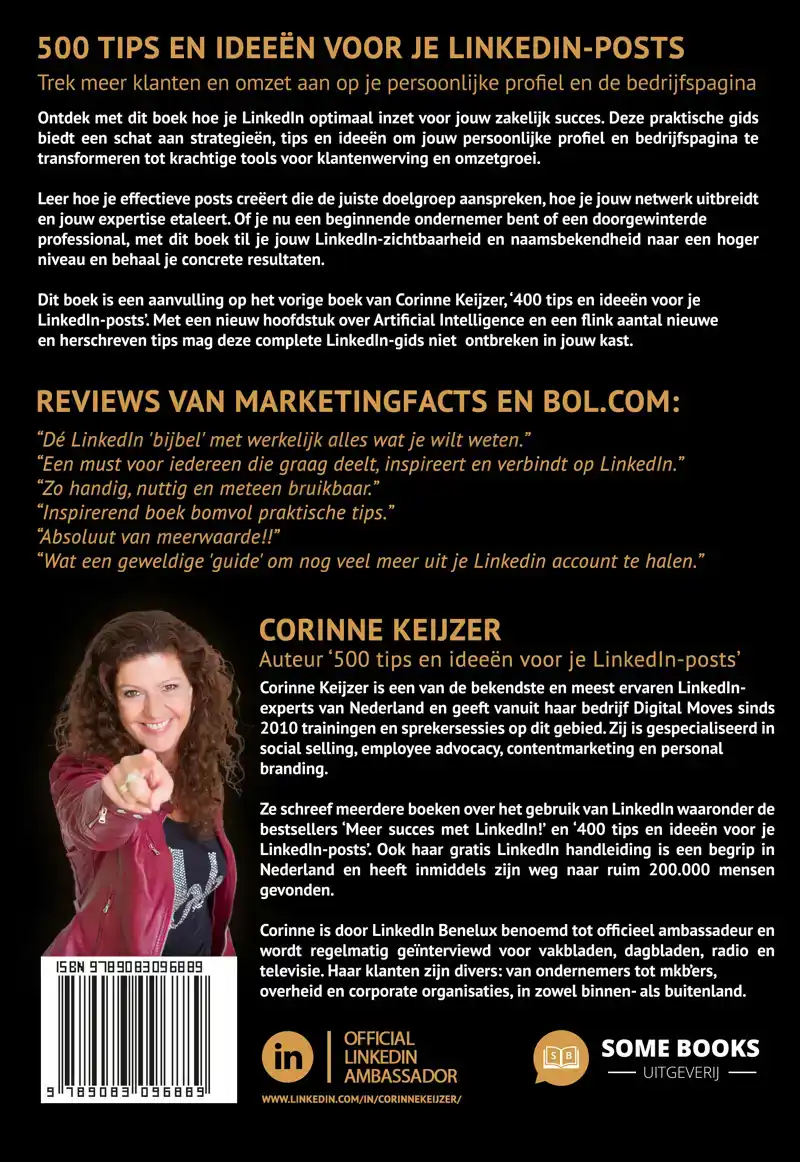 500 TIPS EN IDEEEN VOOR JE LINKEDIN-POSTS