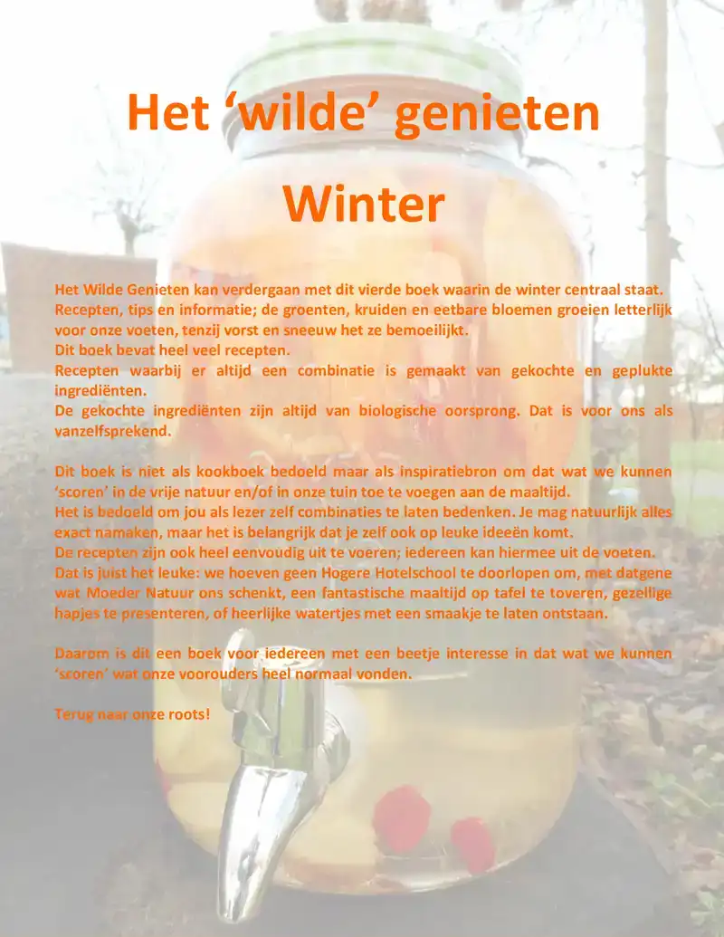 HET ?WILDE ?GENIETEN - WINTER