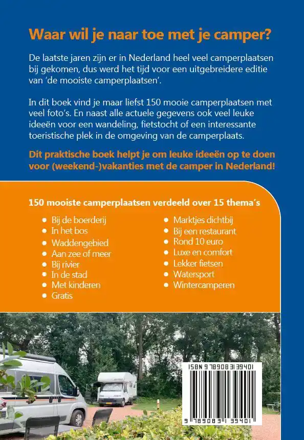 150 MOOISTE CAMPERPLAATSEN IN NEDERLAND