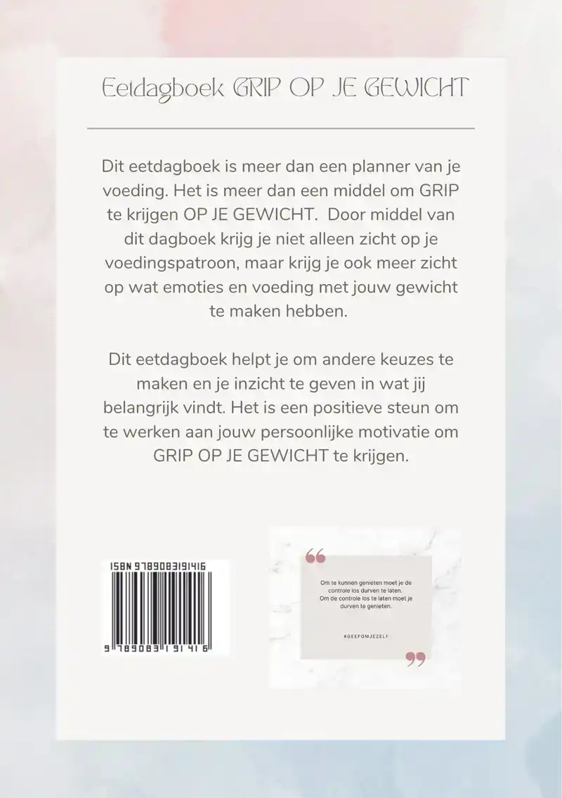 EETDAGBOEK GRIP OP JE GEWICHT