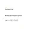 ANDERS DENKEN OVER LEREN