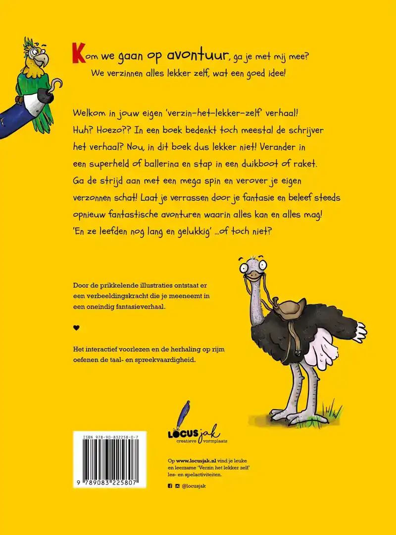 VERZIN HET LEKKER ZELF VERHAAL