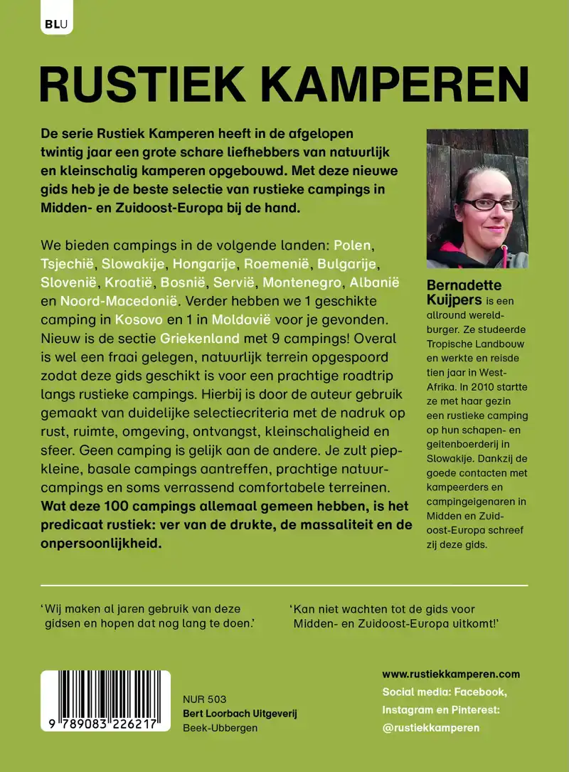 RUSTIEK KAMPEREN IN MIDDEN- EN ZUIDOOST-EUROPA