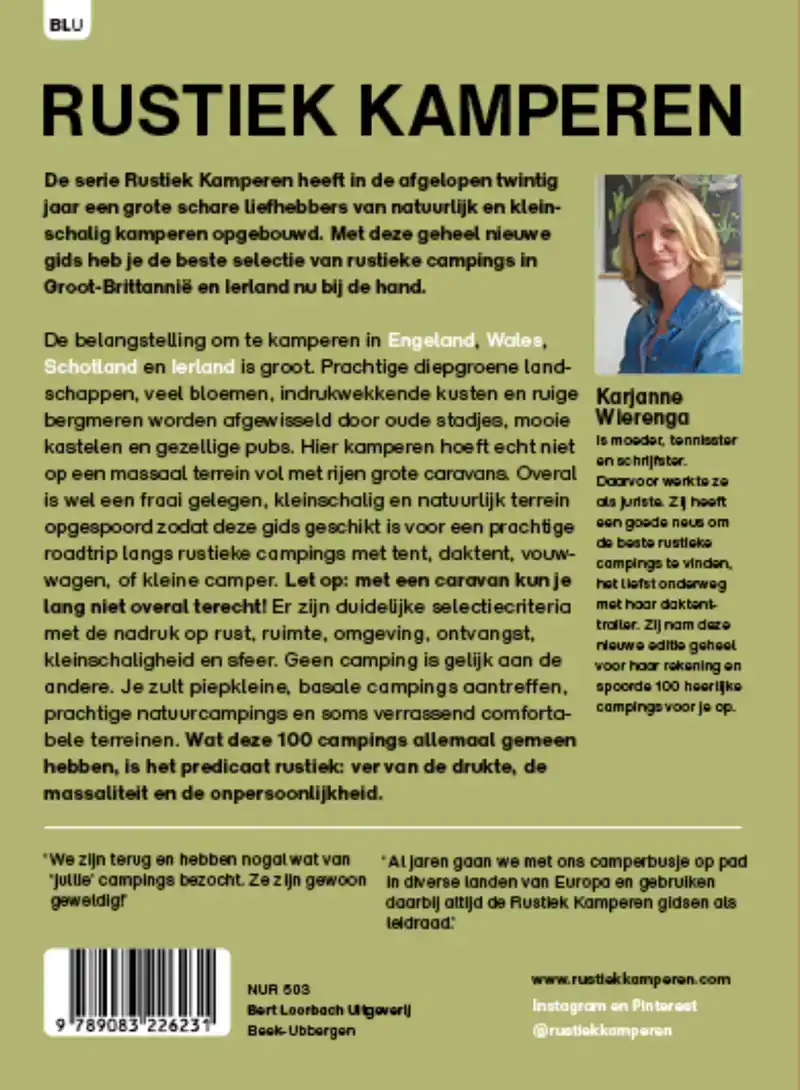 RUSTIEK KAMPEREN IN GROOT-BRITTANNIE EN IERLAND