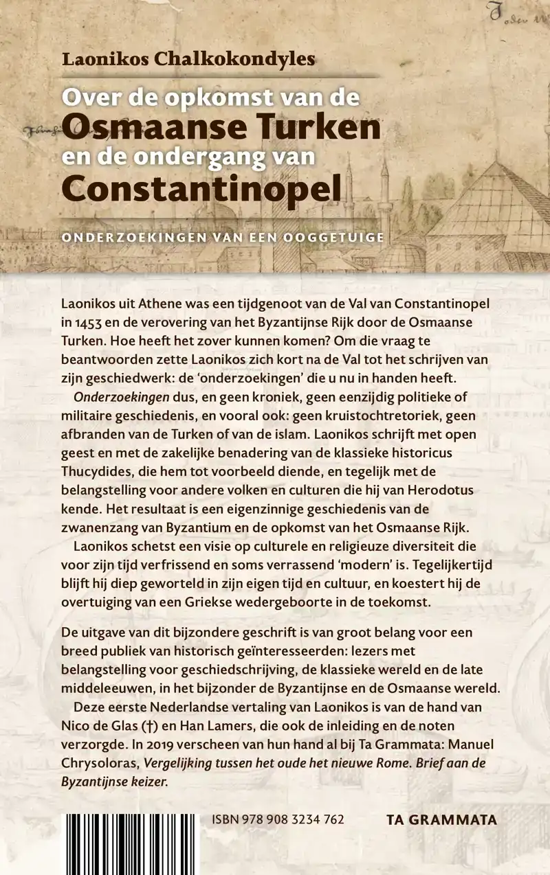 OVER DE OPKOMST VAN DE OSMAANSE TURKEN EN DE ONDERGANG VAN C