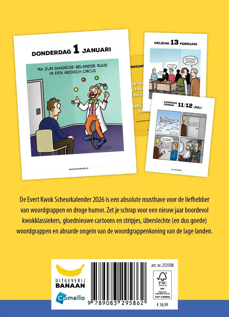 EVERT KWOK SCHEURKALENDER 2026