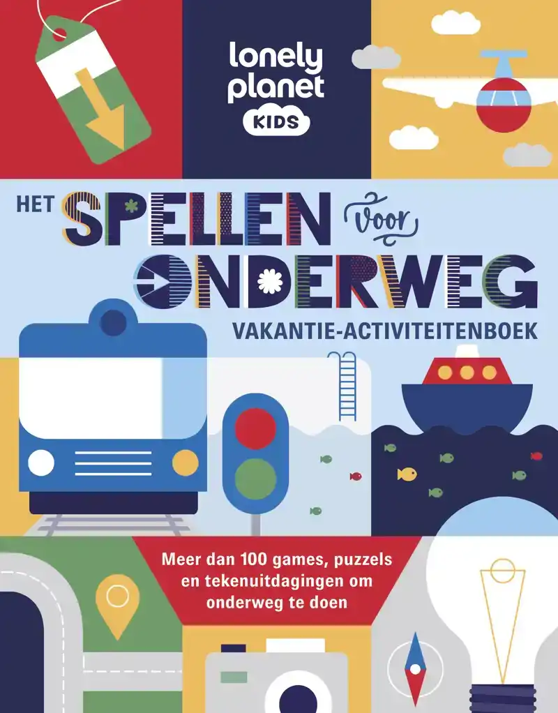 HET SPELLEN VOOR ONDERWEG VAKANTIE-ACTIVITEITENBOEK