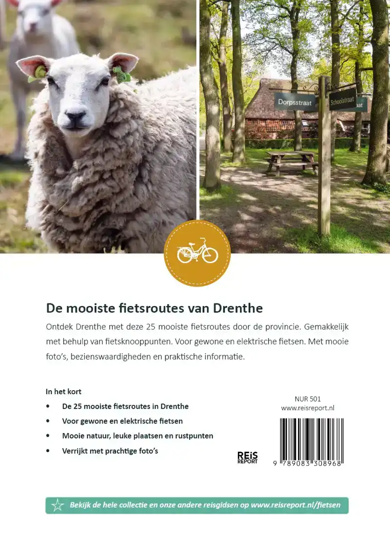 FIETSGIDS DRENTHE - DE 25 MOOISTE FIETSROUTES
