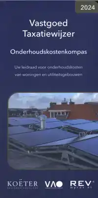 VASTGOED TAXATIEWIJZER ONDERHOUDSKOSTENKOMPAS