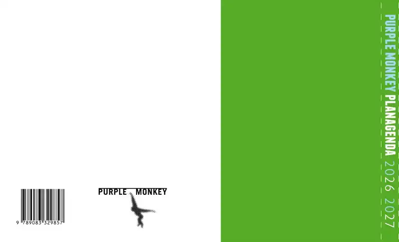 PURPLE MONKEY PLANAGENDA 2026-2027 - A4 EDITIE