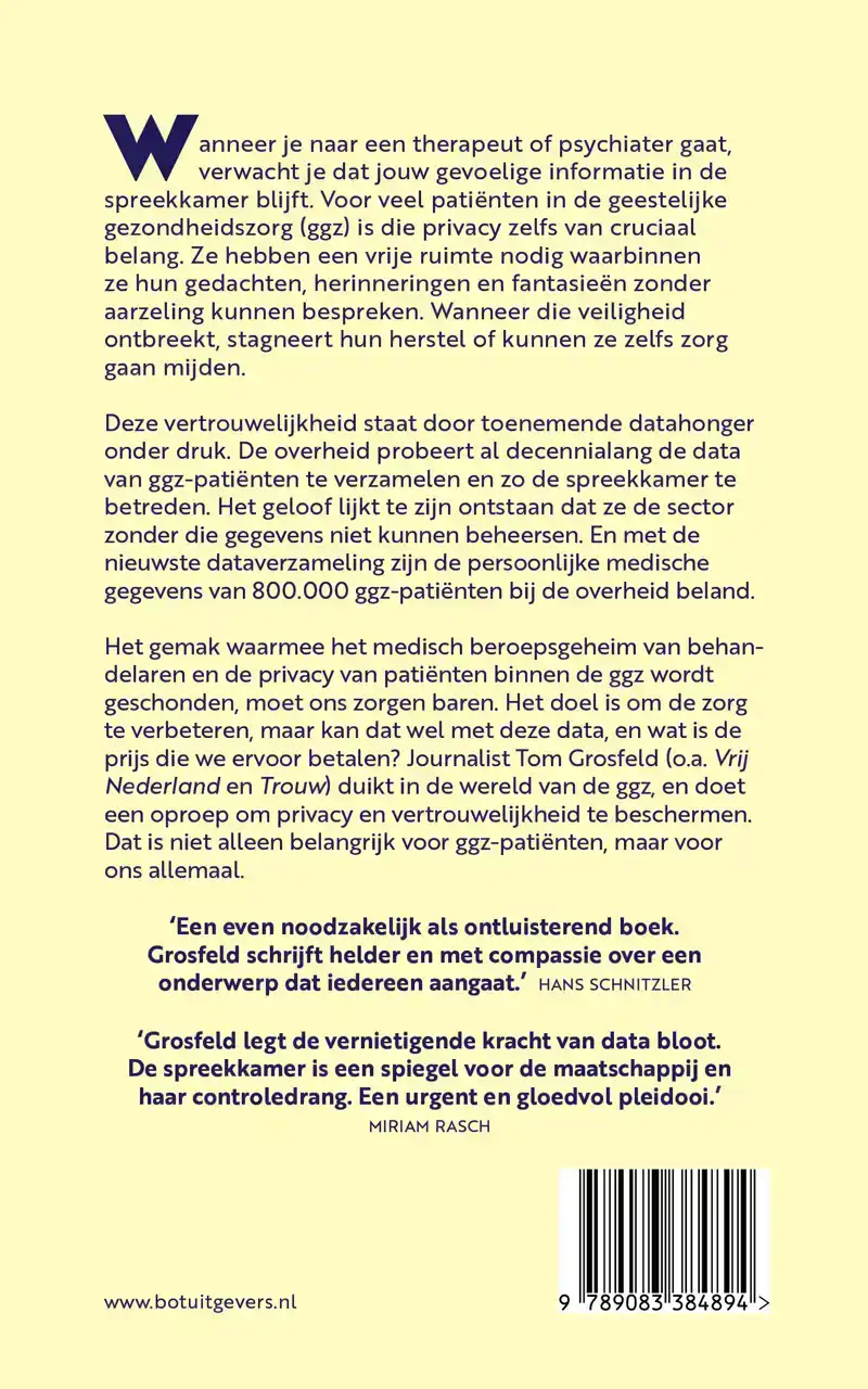 DE SPREEKKAMER IS LEK