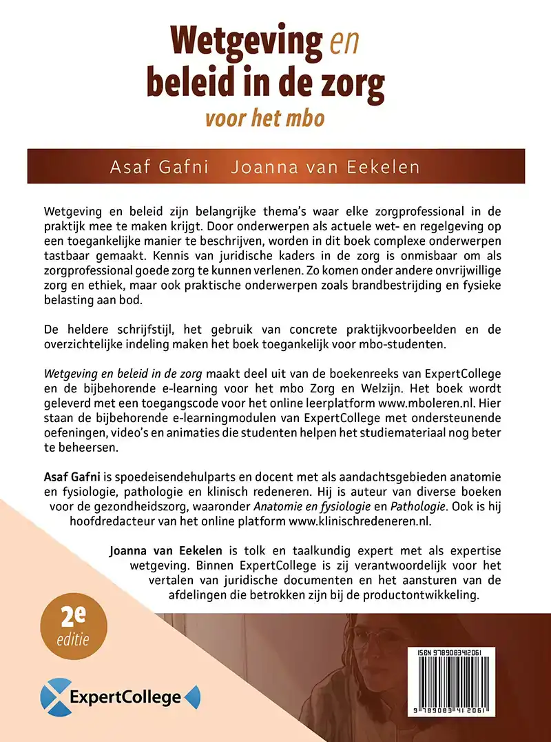 WETGEVING EN BELEID IN DE ZORG