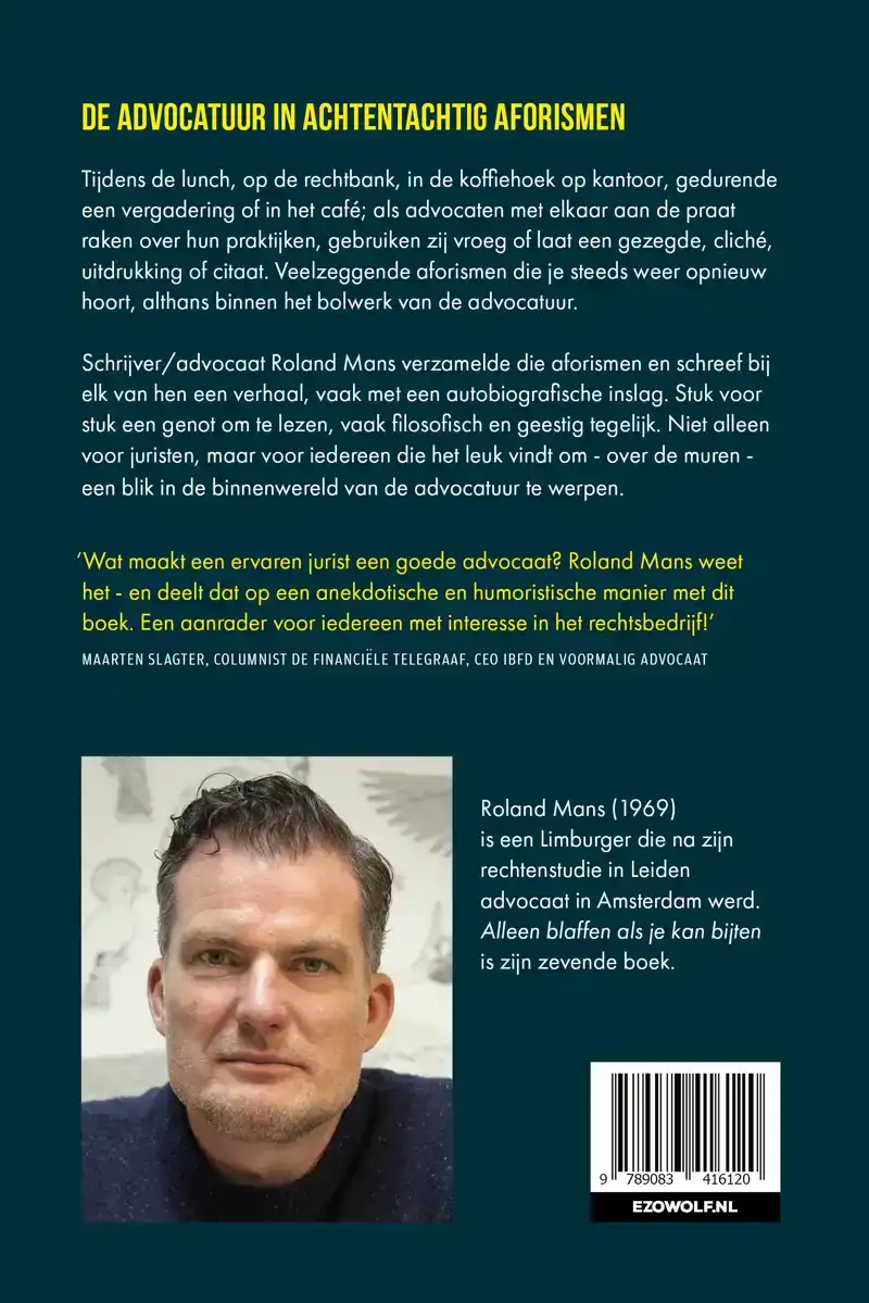 ALLEEN BLAFFEN ALS JE BIJTEN KAN
