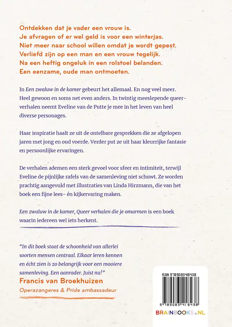 EEN ZWALUW IN DE KAMER