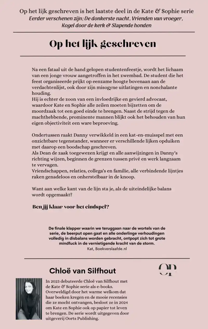 OP HET LIJK GESCHREVEN