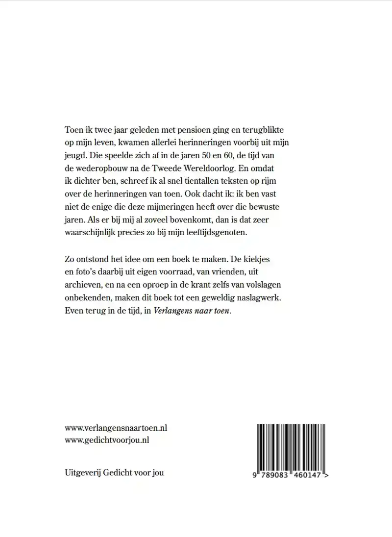 VERLANGENS NAAR TOEN