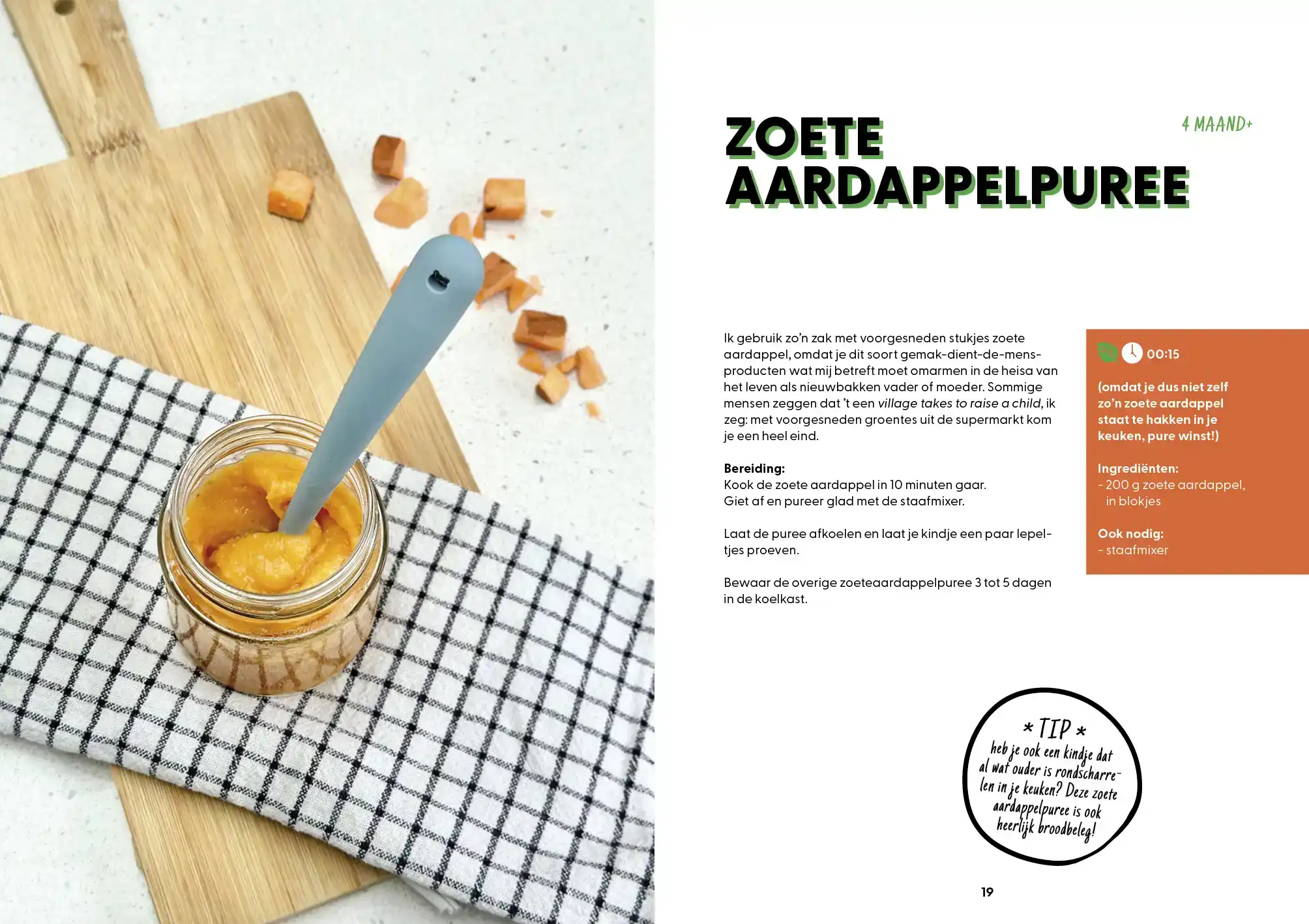 GEWOON WAT MIJN BABY 'S AVONDS EET